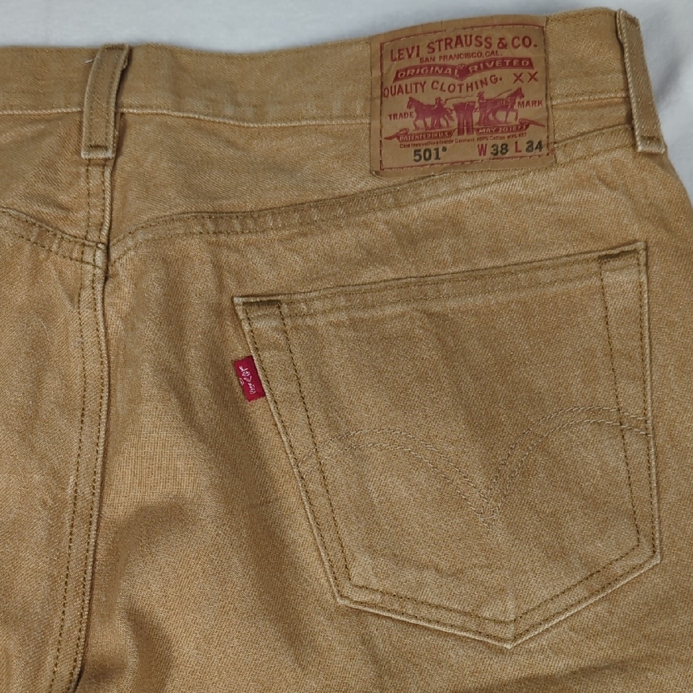 Levi's Original 501 Button-fly Classic Straight Leg Men‎ Size 38